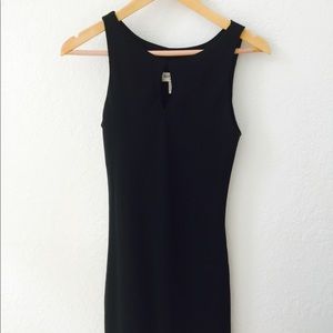 Alyn Paige Black Dress